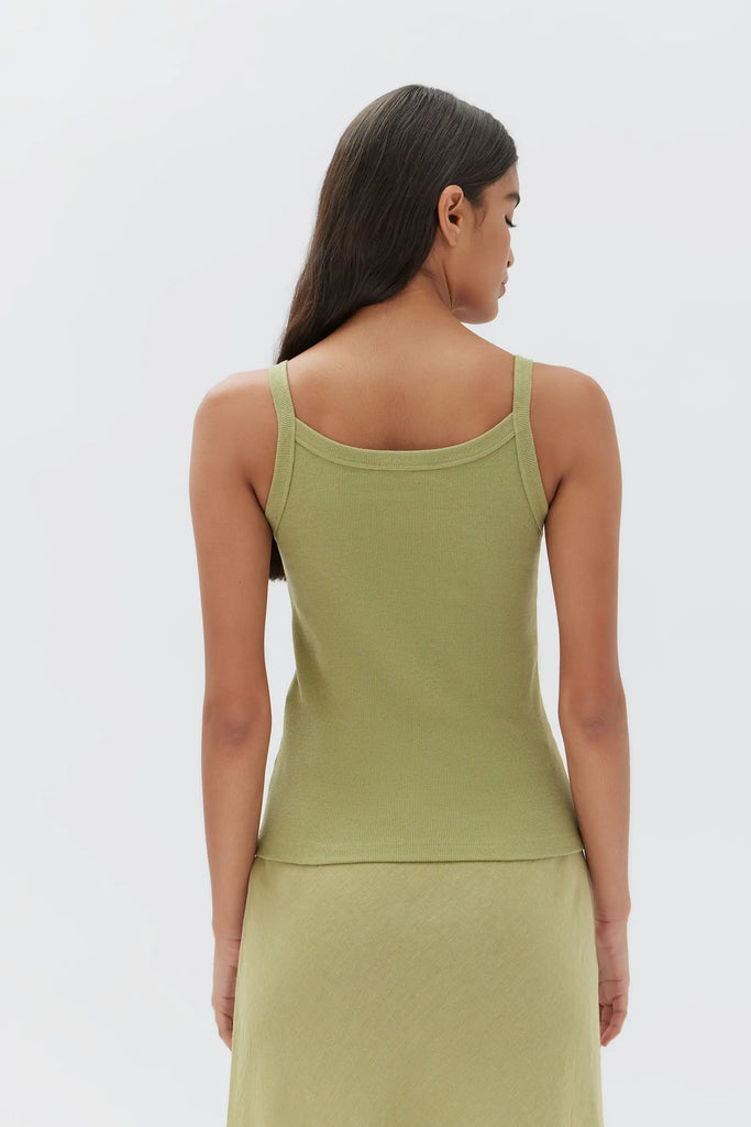 Keira Organic Tank | Agave Assembly Label Long Way Home