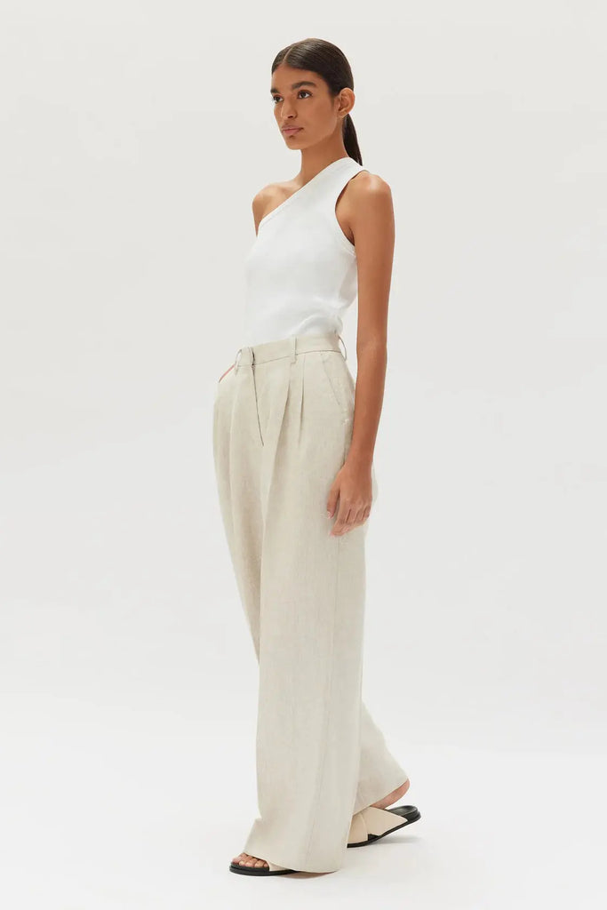 Maeve Linen Pant | Oat Assembly Label Long Way Home