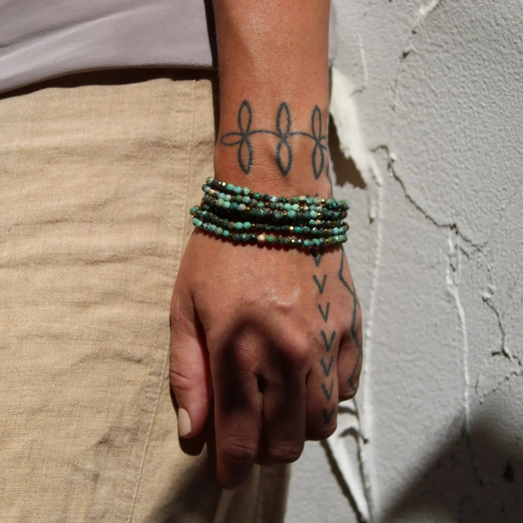 Stardust Carina African Turquoise Bracelet Vania Long Way Home