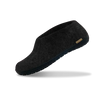 The Black Rubber Shoe Slipper | Charcoal| Glerups|  Long Way Home