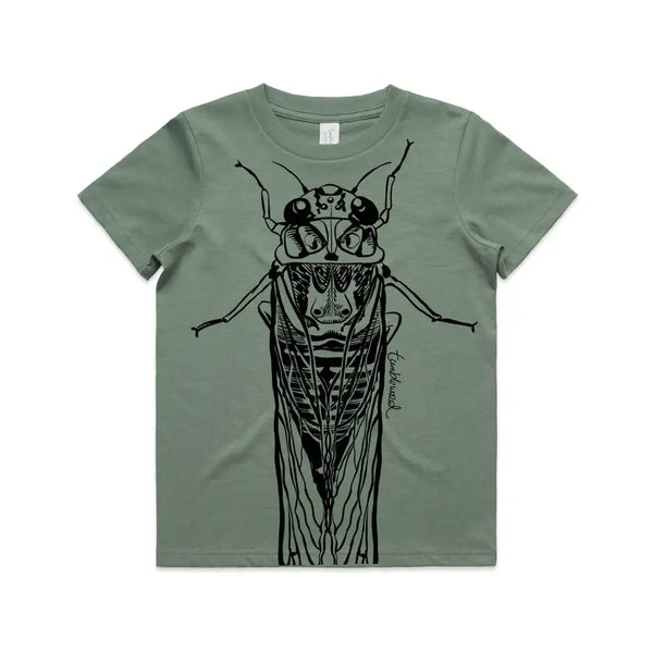 Kids Cicada/Kihikihi-waw T-shirt | Sage Tumbleweed Long Way Home