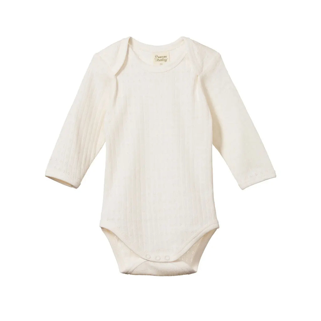Nature Baby | Pointelle Long Sleeve Bodysuit Nature Baby Long Way Home