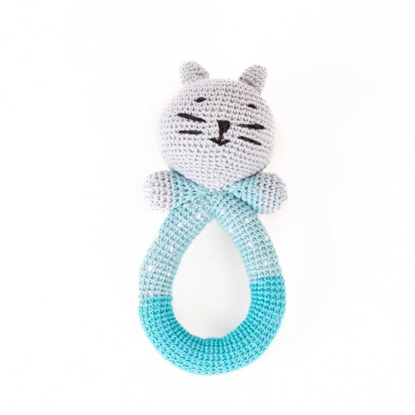 Trade Aid | Crochet Cat Rattle Trade Aid Long Way Home