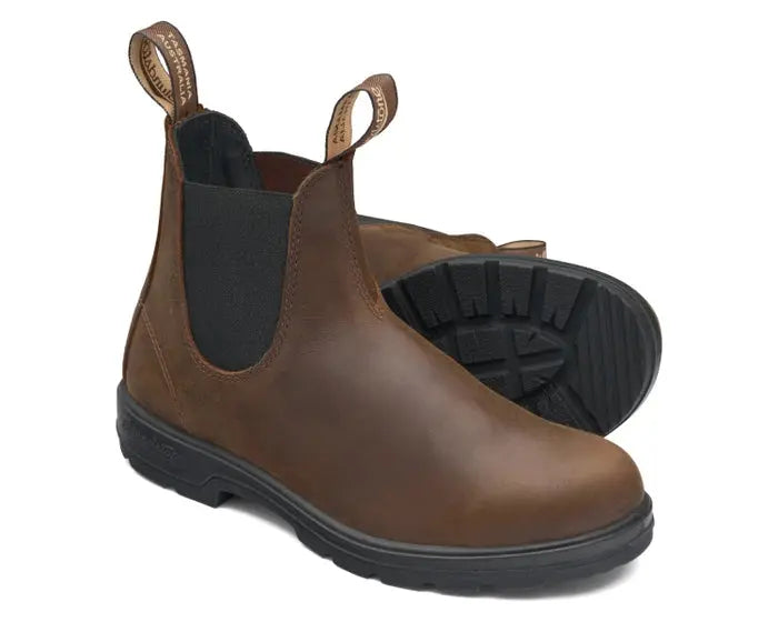 1609 Elastic Sided Boot Lined | Antique Brown Blundstone Long Way Home