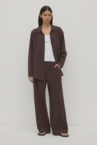 Assembly Label | Betty Silk Pant | Ganache| Product vendor
