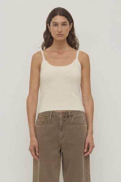 Assembly Label | Carina Wool Tank | Cream| Product vendor