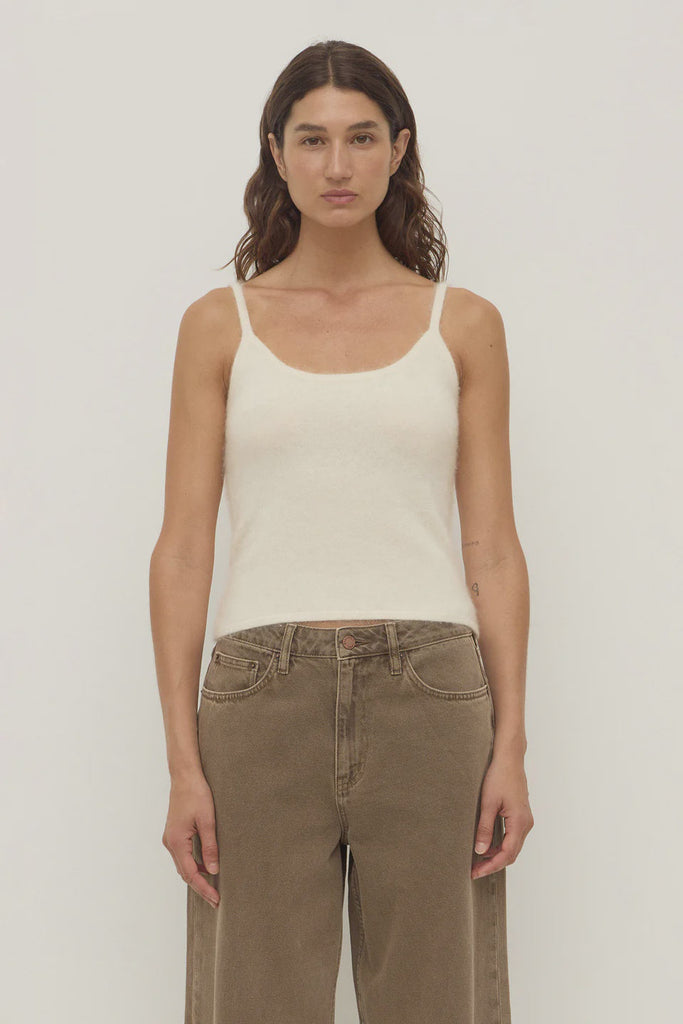 Assembly Label | Carina Wool Tank | Cream| Product vendor