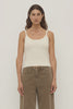 Assembly Label | Carina Wool Tank | Cream| Product vendor