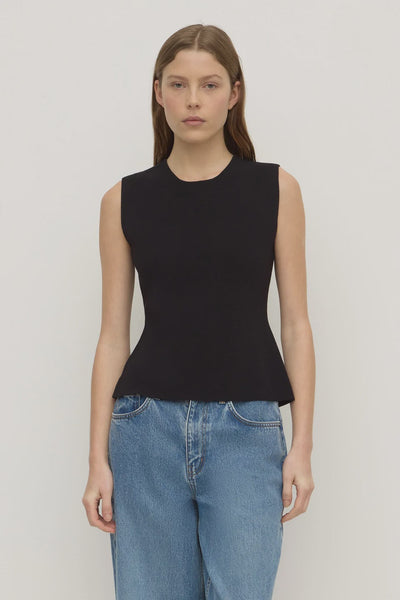 Assembly Label | Evelyn Milano Knit Top | Black| Product vendor