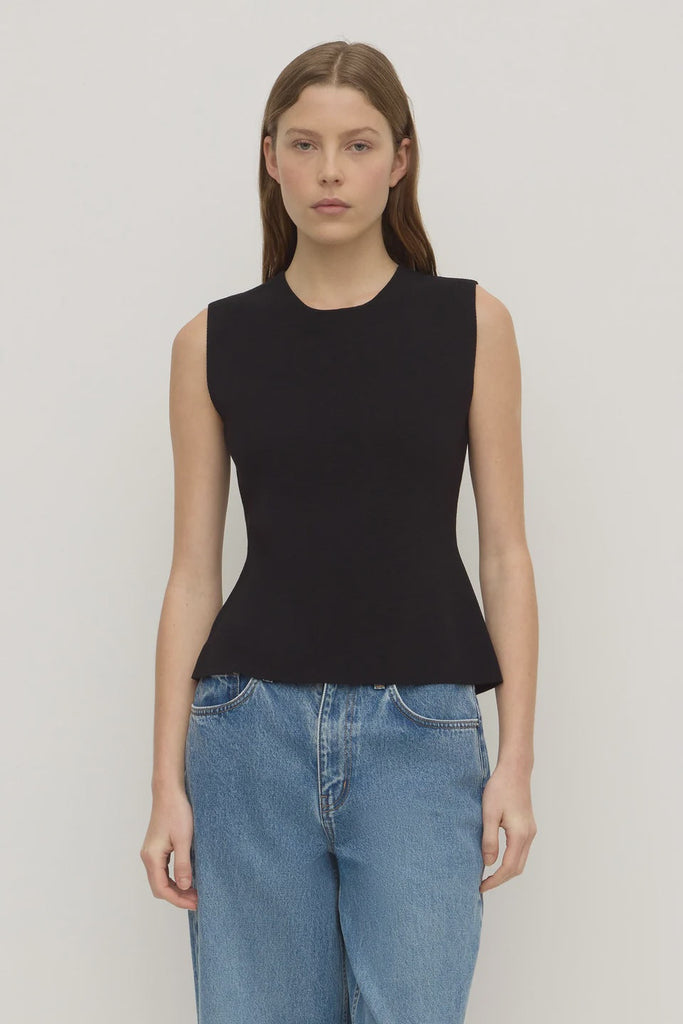 Assembly Label | Evelyn Milano Knit Top | Black| Product vendor