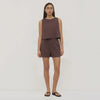 Assembly Label | Everyday Linen Short | Espresso| Product vendor