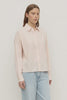 Assembly Label | Frankie Cotton Long Sleeve Shirt | Soft Rose| Product vendor