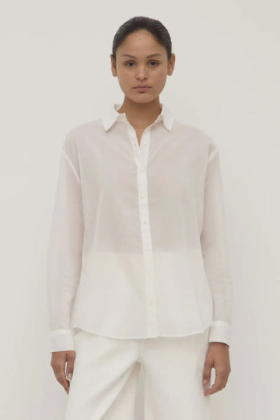 Assembly Label | Ida Long Sleeve Shirt | White| Product vendor