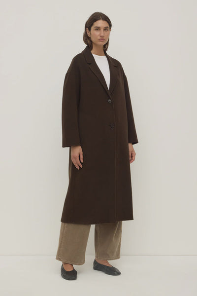 Assembly Label | Jenna Wool Jacket | Dark Choc| Product vendor