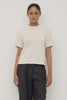 Assembly Label | June Silk Knit Tee | Cream| Product vendor
