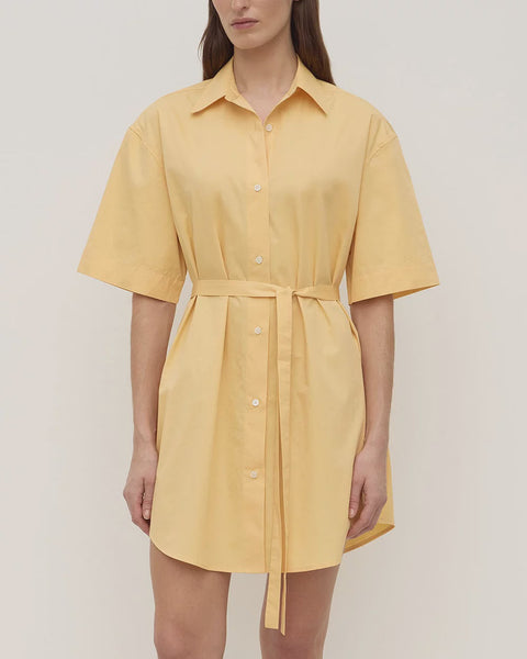 Assembly Label | Kaylee Poplin Short Sleeve Shirt Dress | Sol| Product vendor