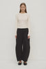 Assembly Label | Lola Barrel Pant | Black| Product vendor