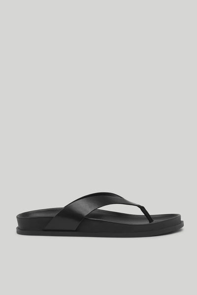 Assembly Label | Mela Leather Thong | Black| Product vendor