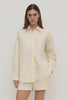 Assembly Label | Micha Poplin Long Sleeve Shirt | Vanilla| Product vendor