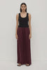 Assembly Label | Pippa Silk Pant | Merlot| Product vendor