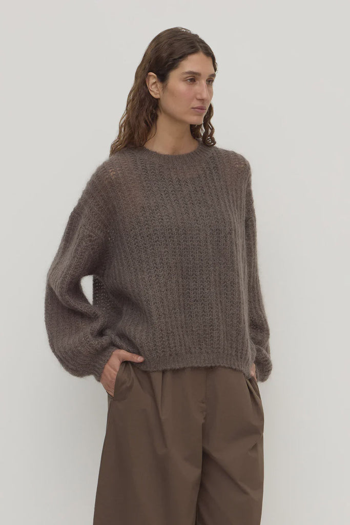 Assembly Label | Tulsa Mohair | Bark| Product vendor