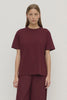 Assembly Label | Womens Organic Base Tee | Merlot| Product vendor