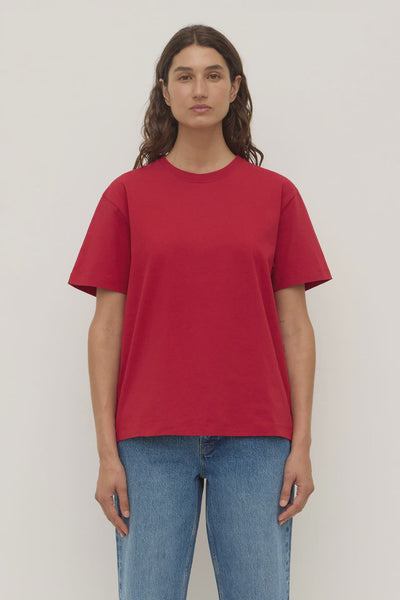 Assembly Label | Womens Organic Base Tee | Mulberry| Product vendor