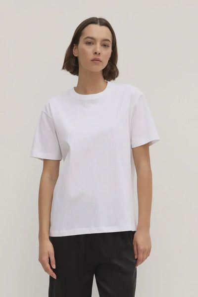 Assembly Label | Womens Organic Base Tee | White| Product vendor
