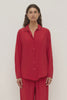 Betty Silk Long Sleeve Shirt | Mulberry| Product vendor