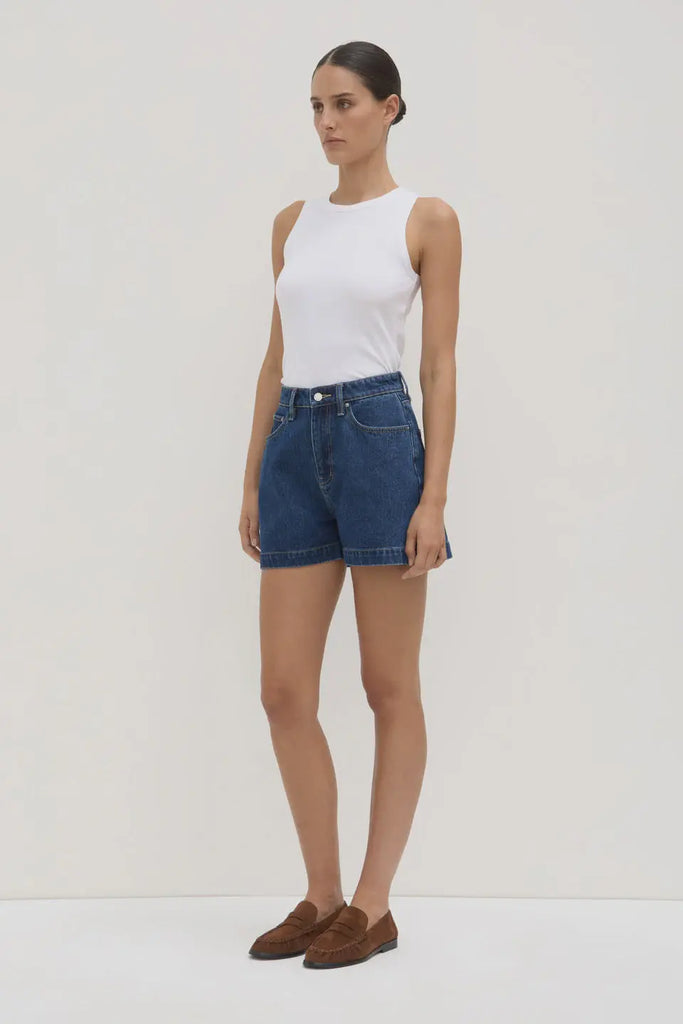 Boxy Denim Short | Heritage Blue| Product vendor