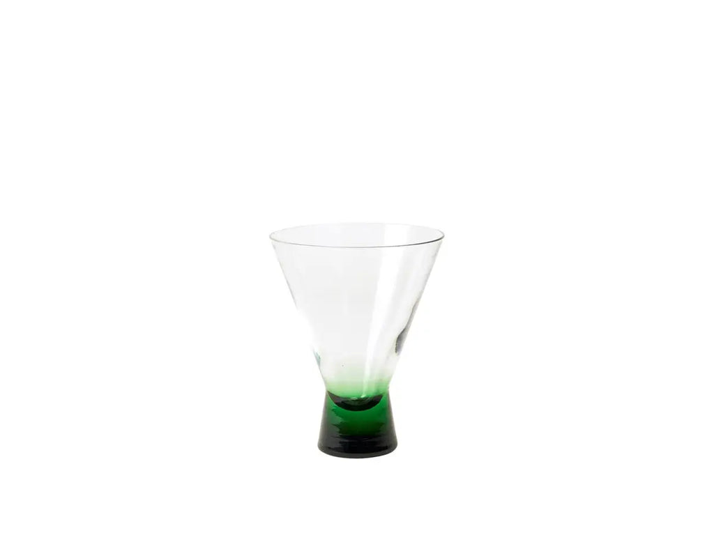 Broste | Konus Cocktail Glass| Set of 2 | Green - Long Way Home