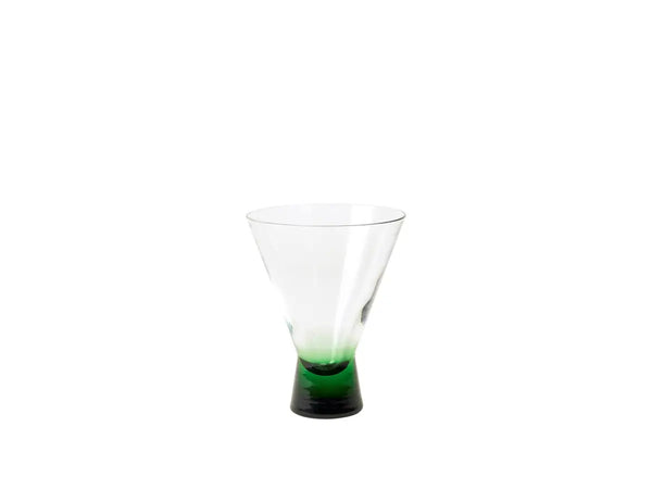 Broste | Konus Cocktail Glass| Set of 2 | Green| Broste Copenhagen|  Long Way Home