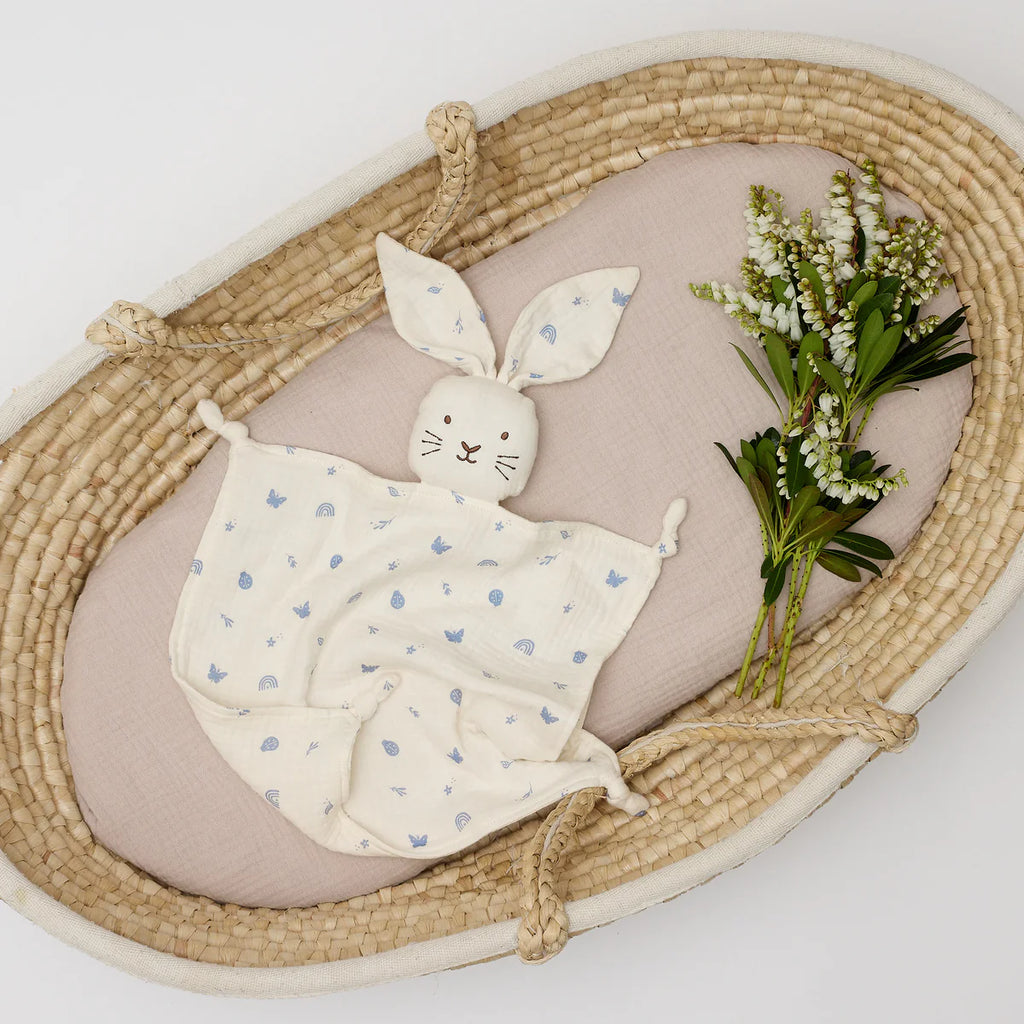 Over The Dandelions | Organic Muslin Bunny Lovey - Long Way Home