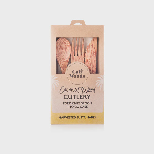 CaliWoods | Coconut Wood Cutlery Set| Product vendor
