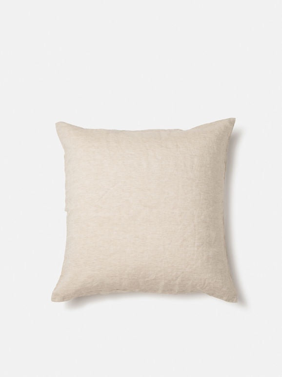Chambray Linen Euro Pillowcase | Oatmeal| Product vendor