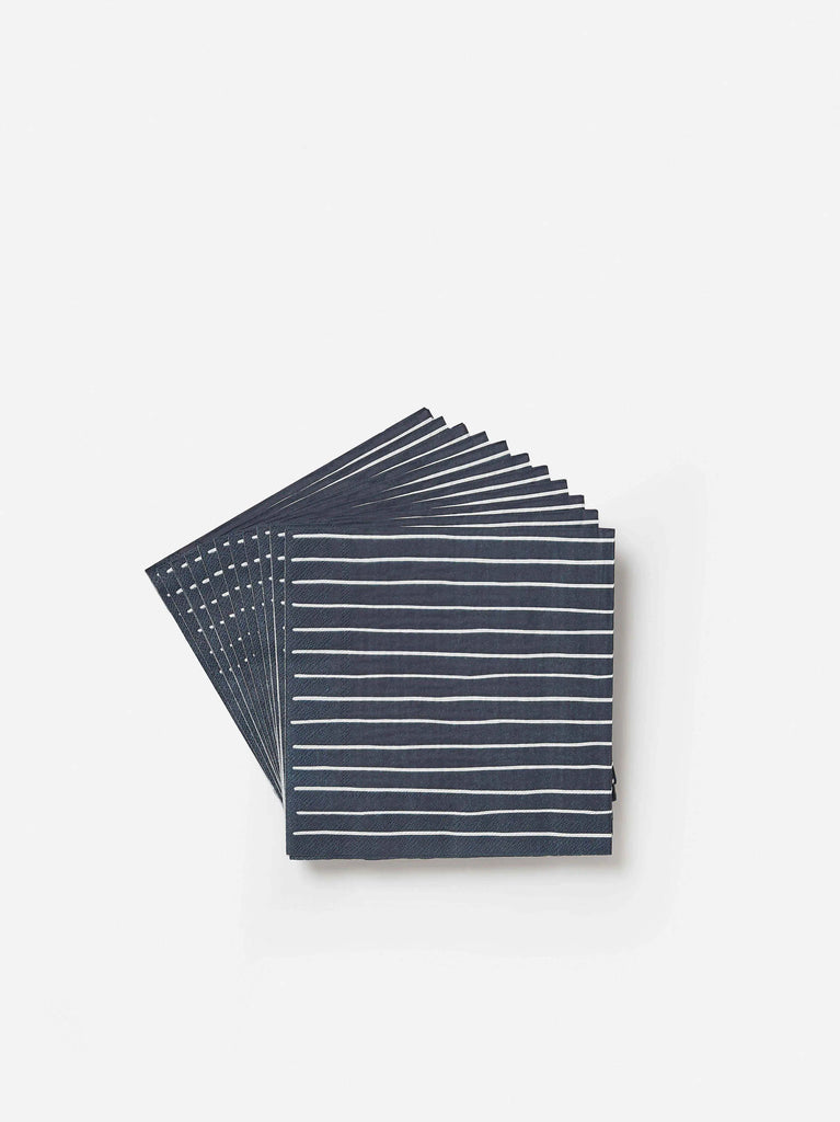 Città | Stripe Dinner Napkin Pack - Long Way Home