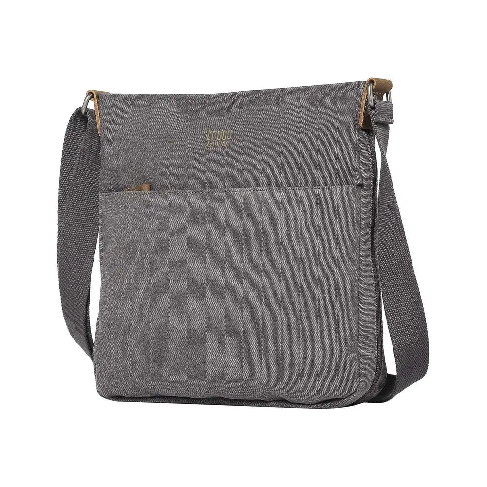 Classic Zip Top Shoulder Bag | Large| Troop London|  Long Way Home