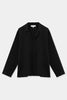 Essie Silk Long Sleeve Shirt | Black - Long Way Home