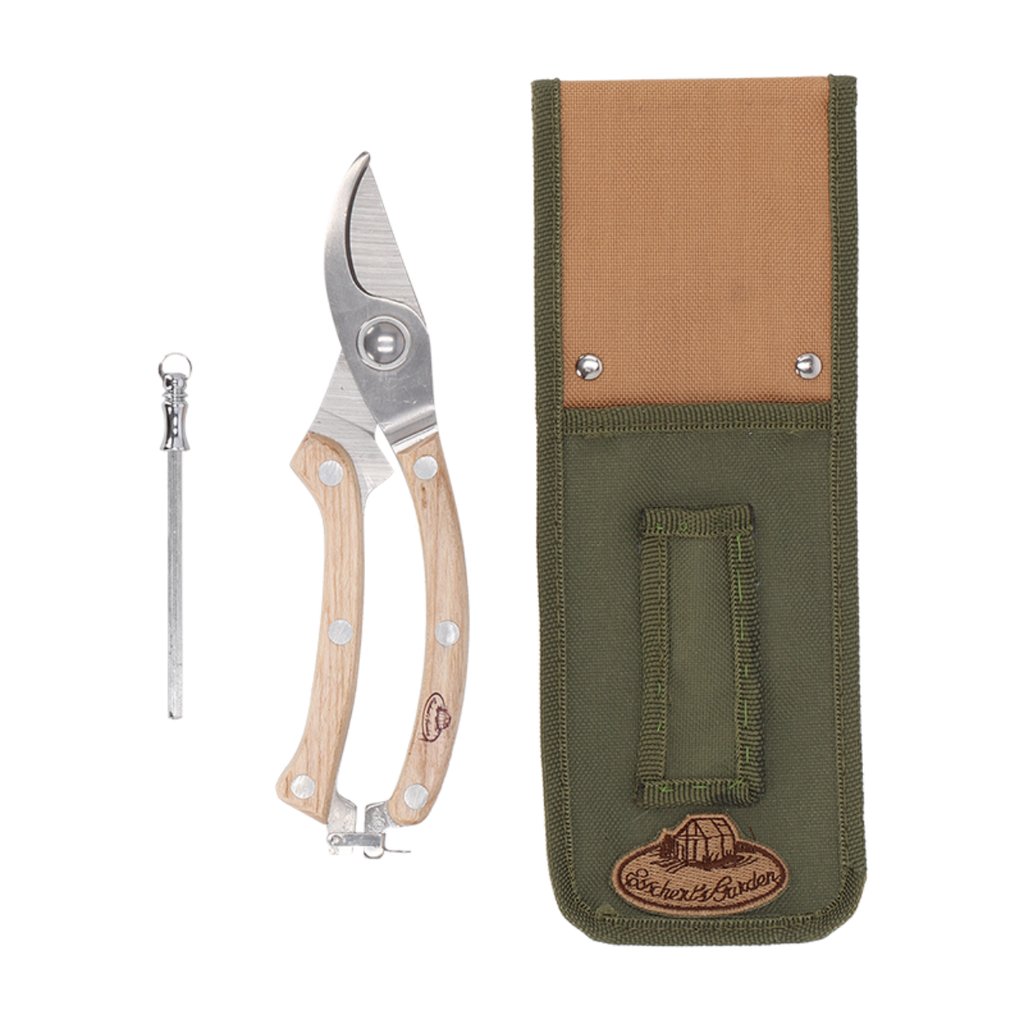 Esschert Design | Pruner with Pouch and Sharpening Rod - Long Way Home