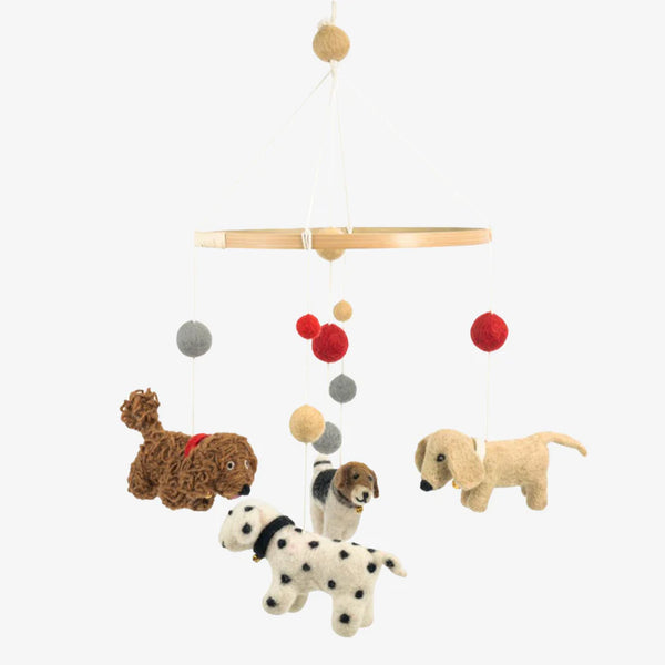 Felted Mobile Handmade in Nepal - Long Way Home
