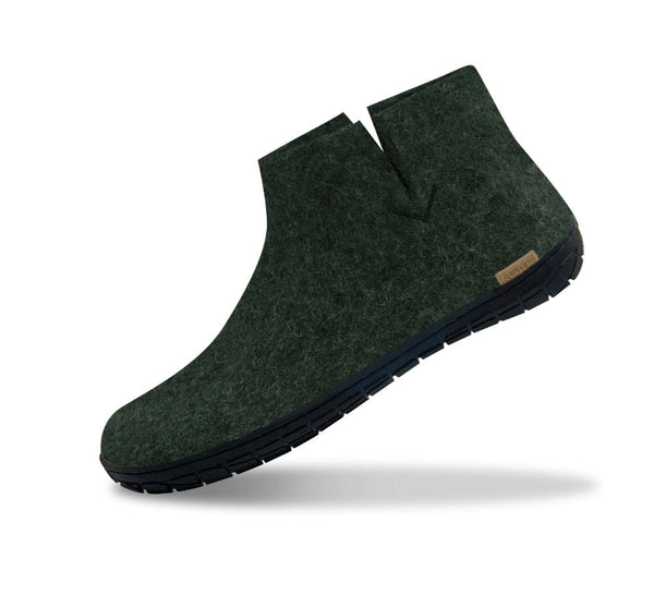 Glerups | The Black Rubber Boot Slipper | Forest| Product vendor