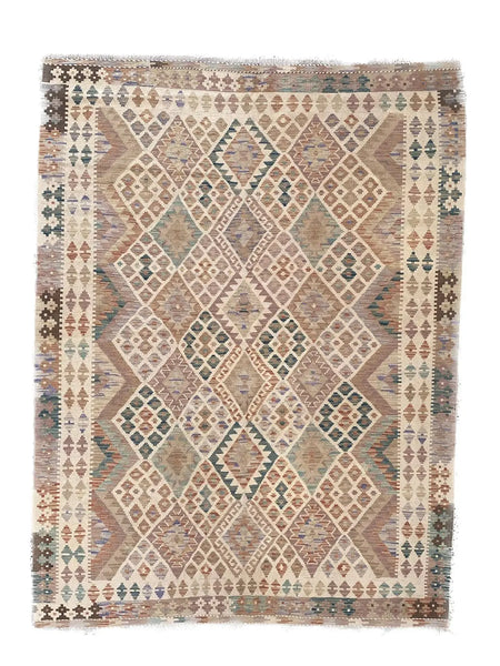 Hand Knotted Afghan Chobi Kilim Rug #29| Nirvana Eastern Imports|  Long Way Home