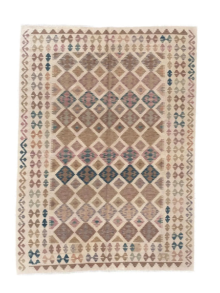 Hand Knotted Afghan Chobi Kilim Rug  #30| Nirvana Eastern Imports|  Long Way Home