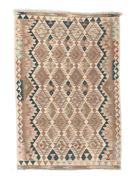 Hand Knotted Afghan Chobi Kilim Rug  #41| Nirvana Eastern Imports|  Long Way Home