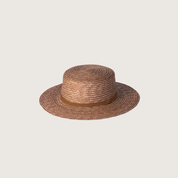 Harvey Amber Boater Hat| Will & Bear|  Long Way Home