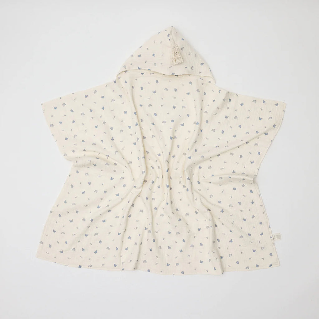 Over The Dandelions | Organic Muslin Hooded Towel - Long Way Home