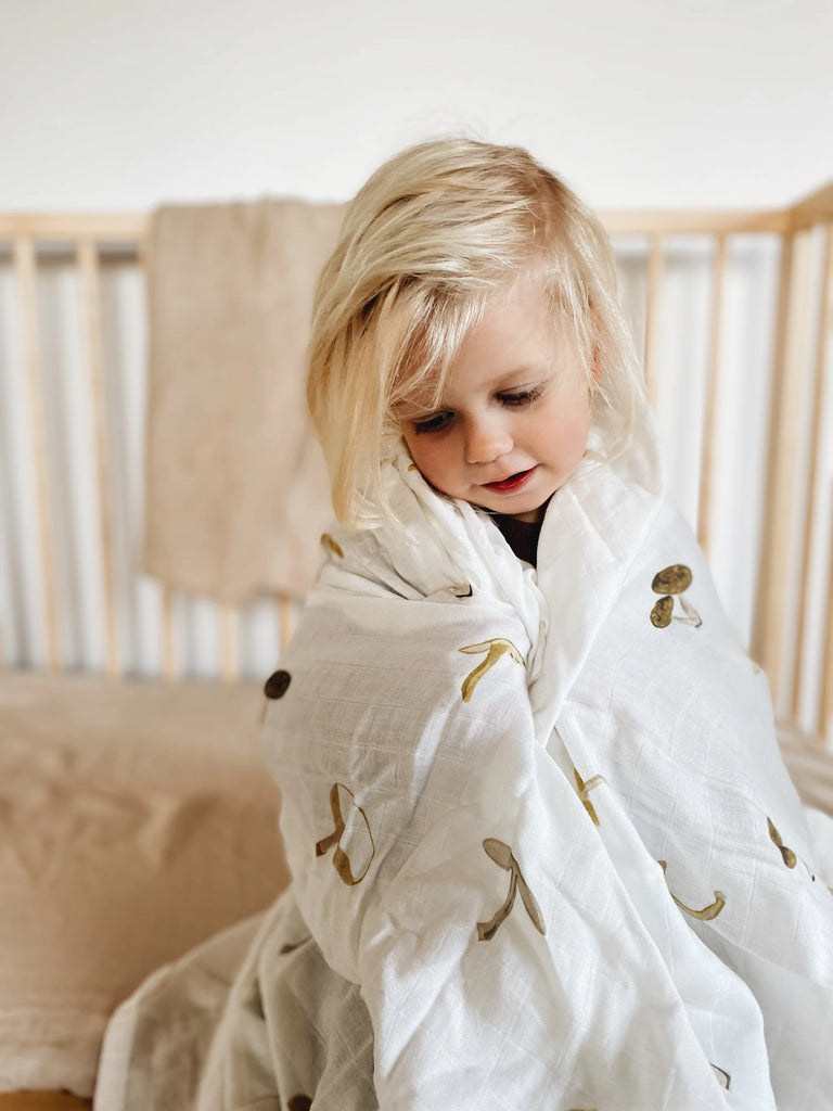 Leni The Label | Organic Muslin Swaddle Blanket - Long Way Home