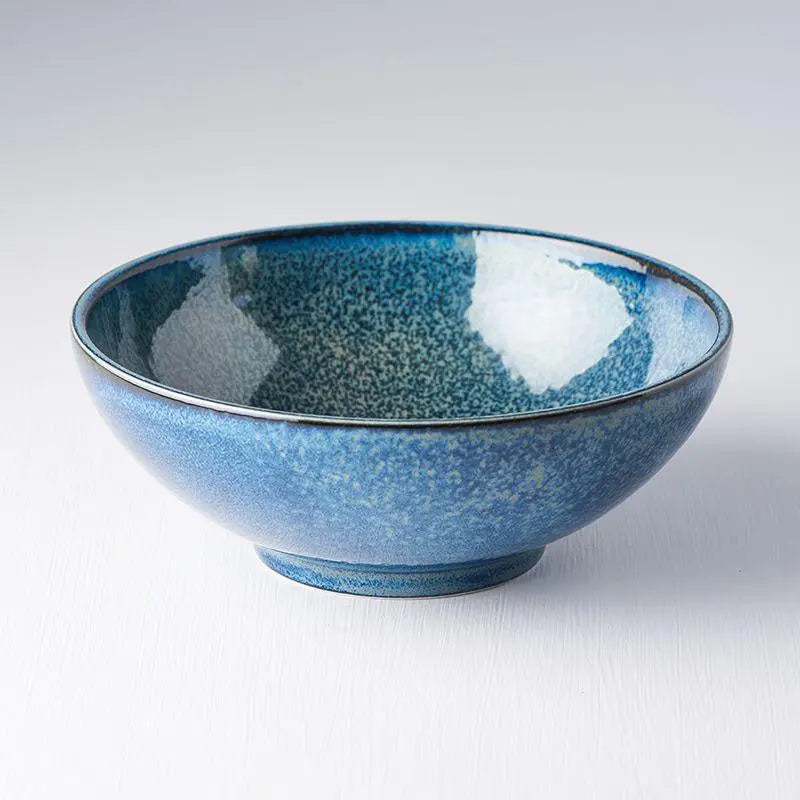 Indigo Blue | Large U Shaped Bowl - Long Way Home