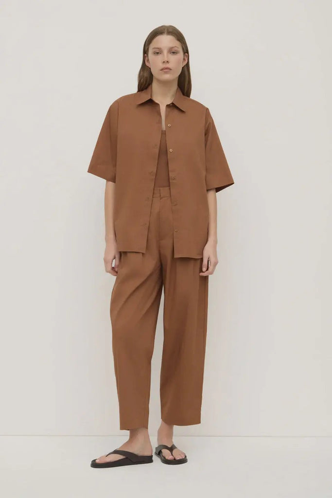 Joni Short Sleeve Shirt | Earth| Product vendor