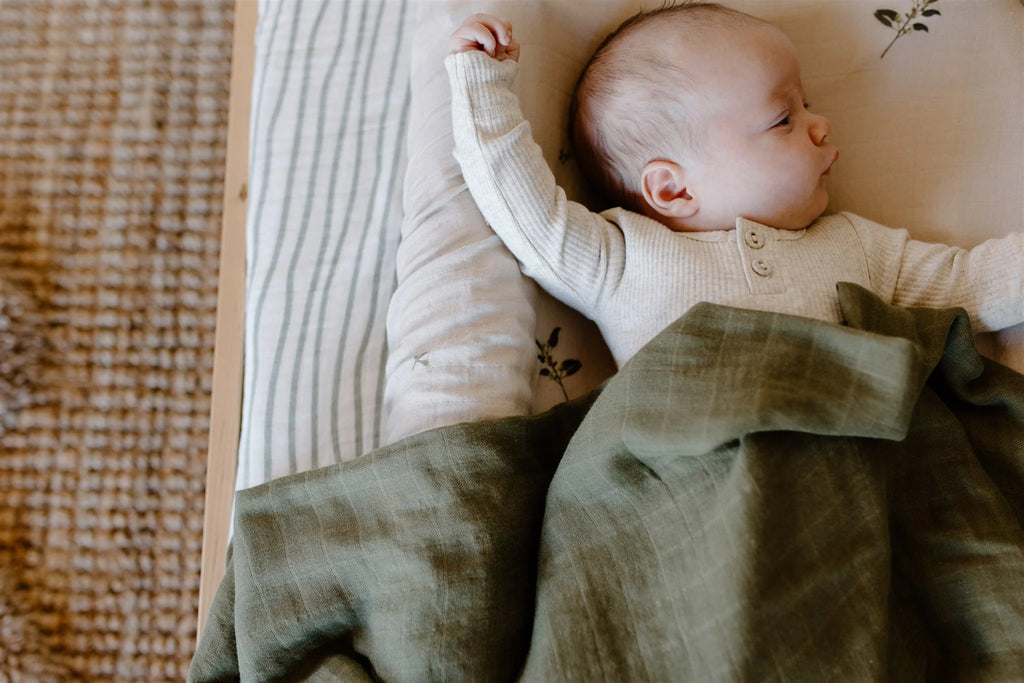 Leni The Label | Organic Muslin Swaddle Blanket - Long Way Home